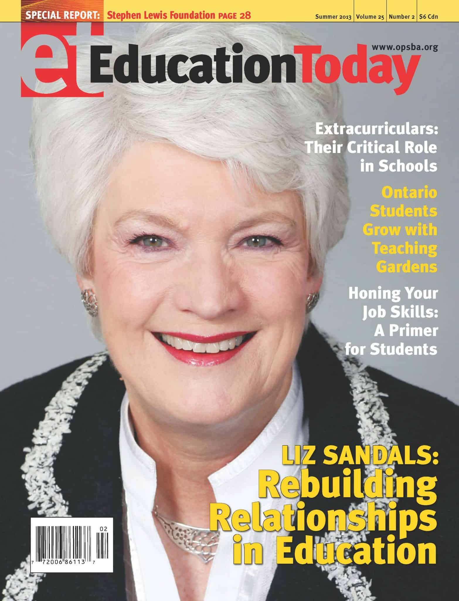Education Today | Summer 2013 | Volume 25 Number 2