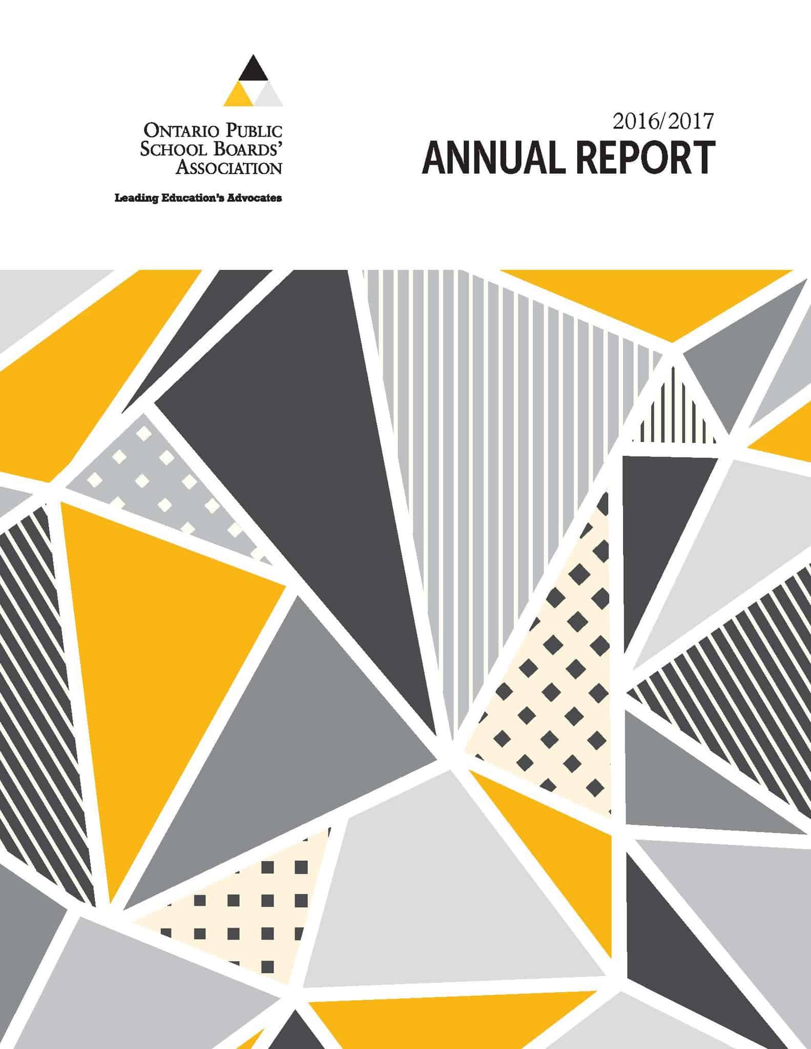 2016-17 Annual Report cover