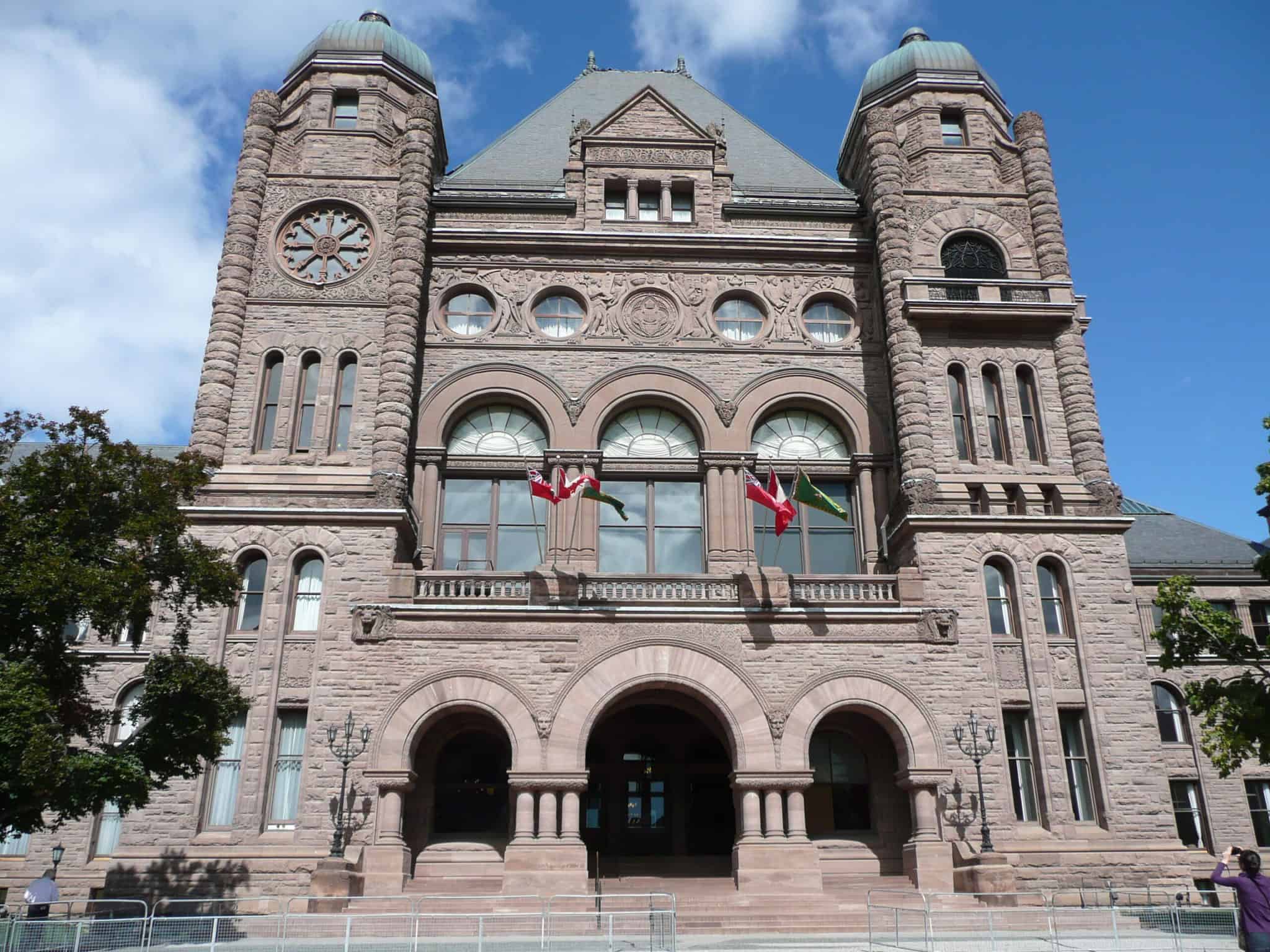 Photo of Ontario's Legislative Building at Queen's Park